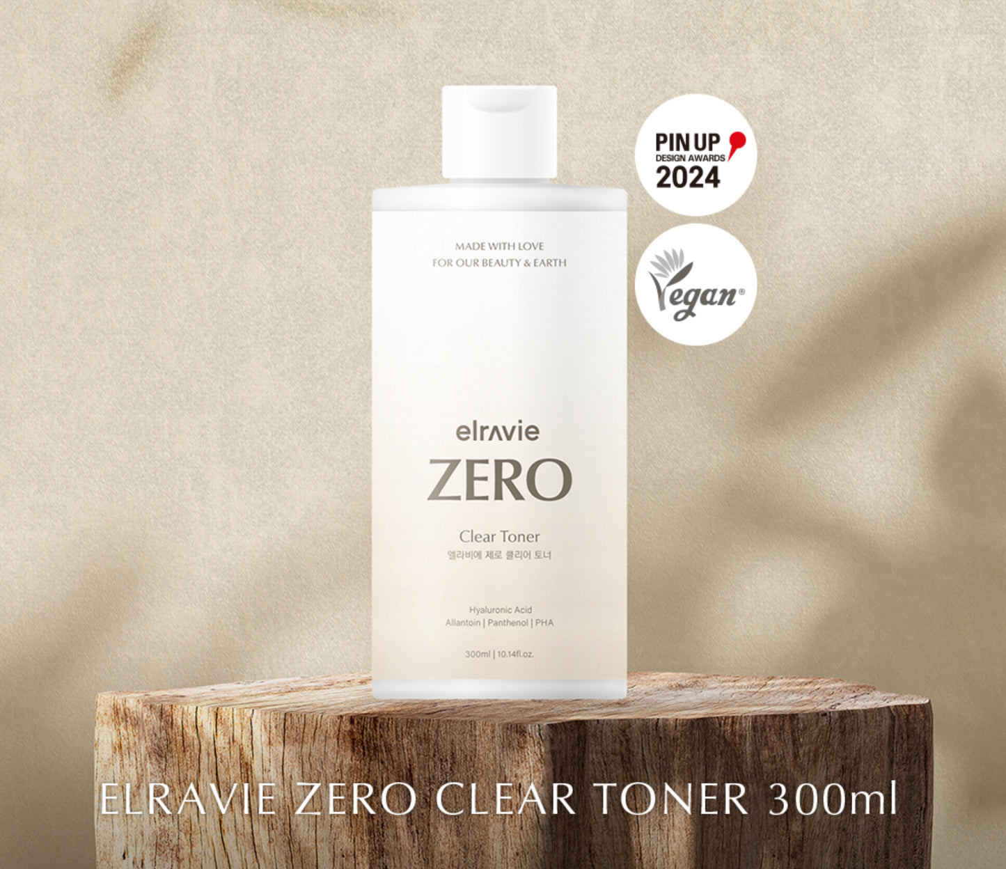 ELRAVIE – Zero Clear Toner (300 ml)