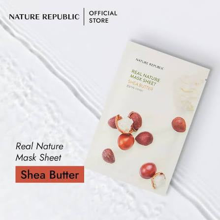 NATURE REPUBLIC - REAL NATURE SHEET MASK SHEA BUTTER 23ml