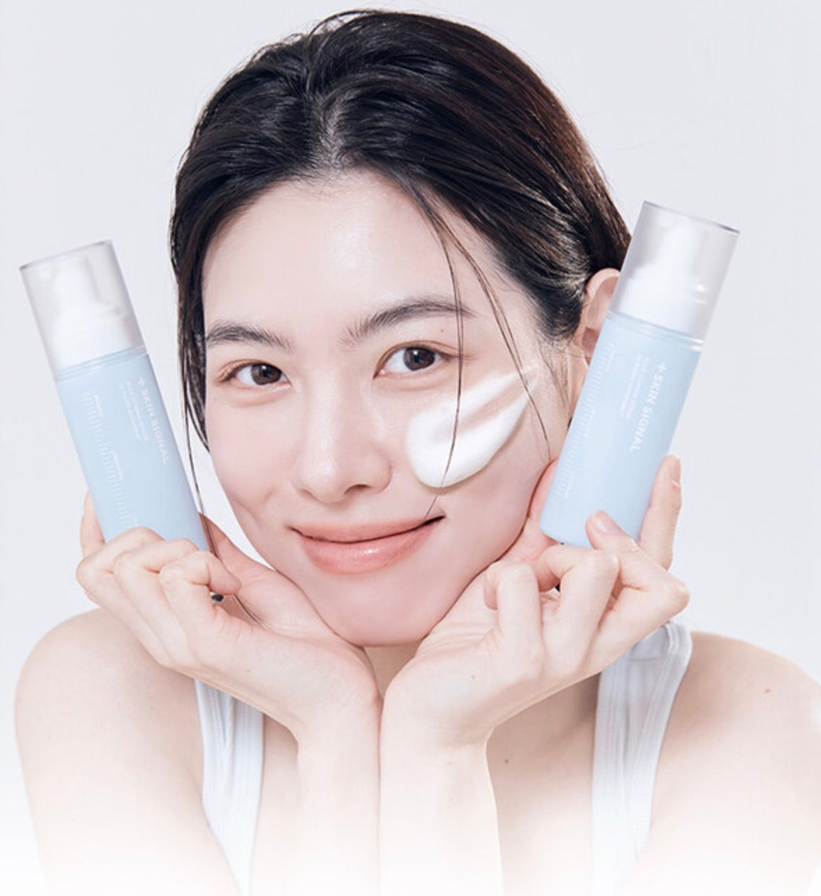 SKIN SIGNAL Blue Vitamin Bubble Serum 70ml resultado luminosidad piel uniforme