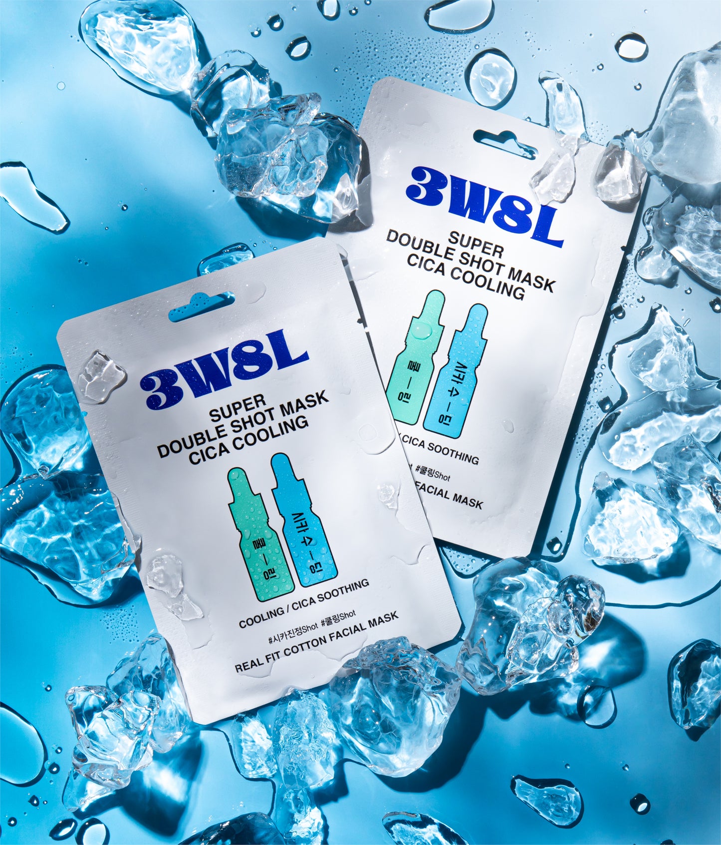 3W8L - Super Double Shot Mask Cica Cooling