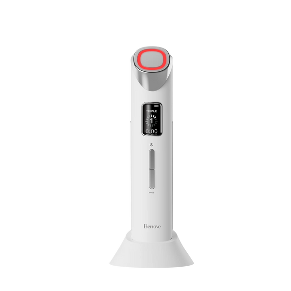 Benove ThermaGlow Pro: Dispositivo Facial LED, Calor y Frío