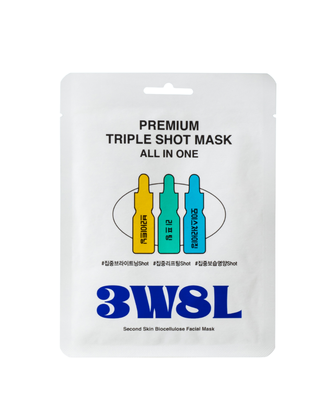 3W8L - Premium Triple Shot Mask All-in-One