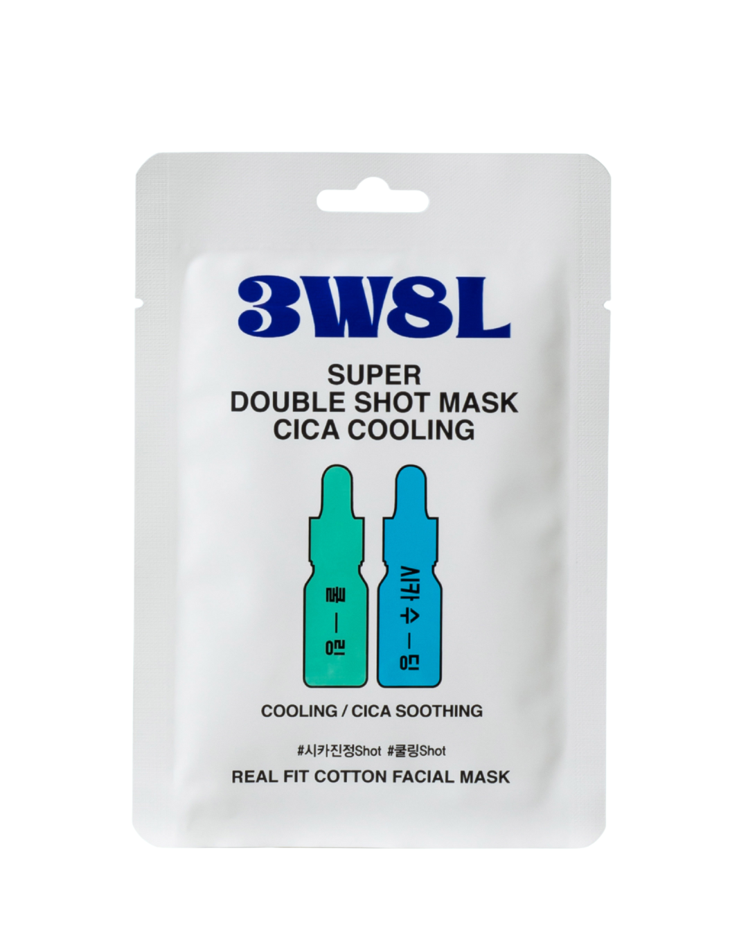 3W8L - Super Double Shot Mask Cica Cooling