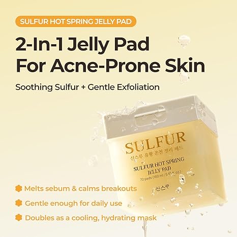 SINSURU - Sulfur Hot Spring Daily Jelly Toner Pads