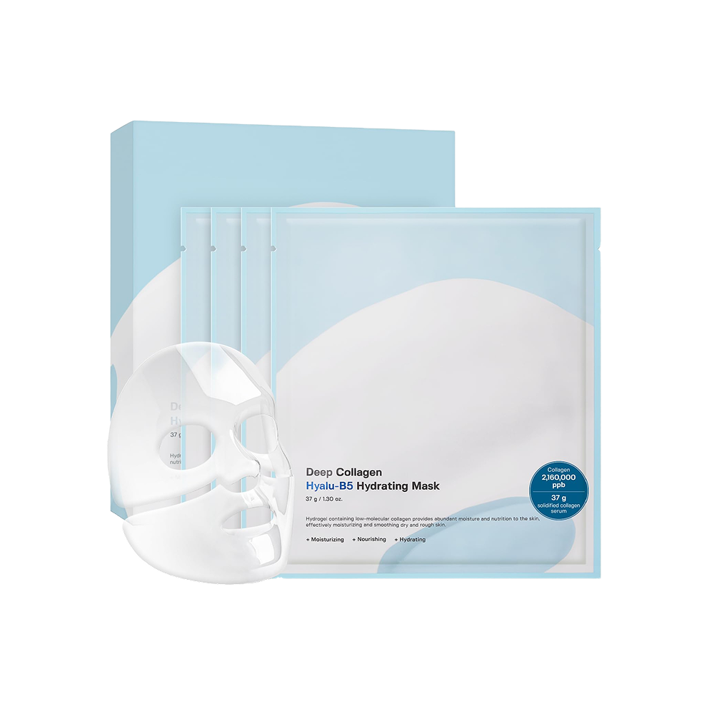 SUNGBOON EDITOR – Deep Collagen Hyalu‑B5 Hydrating Mask (4pcs)