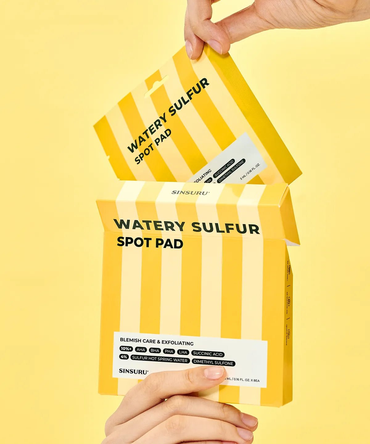 SINSURU - Watery Sulfur Spot Pads (8 unidades)