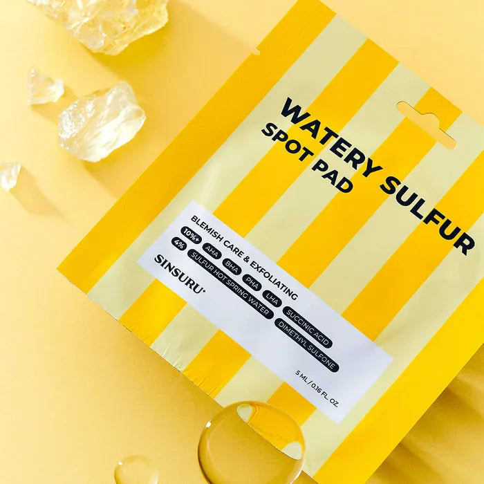 SINSURU - Watery Sulfur Spot Pads (8 unidades)