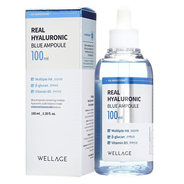 WELLAGE - Real Hyaluronic Blue Ampoule 100ml