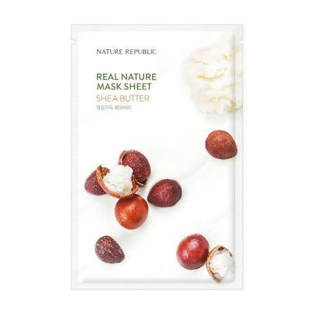 NATURE REPUBLIC - REAL NATURE SHEET MASK SHEA BUTTER 23ml