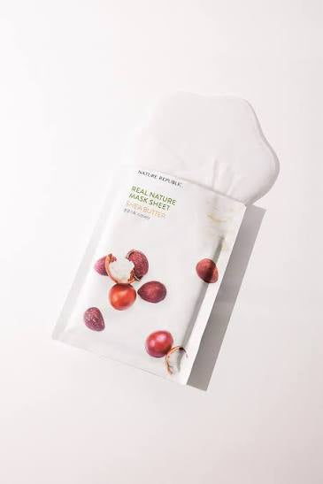 NATURE REPUBLIC - REAL NATURE SHEET MASK SHEA BUTTER 23ml