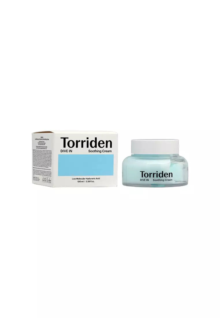 TORRIDEN - Dive-in Low Molecular Hyaluronic Acid Soothing Cream, 100ml