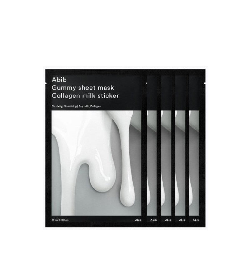 ABIB - Gum Sheet Mask Collagen Milk Sticker, 1ea