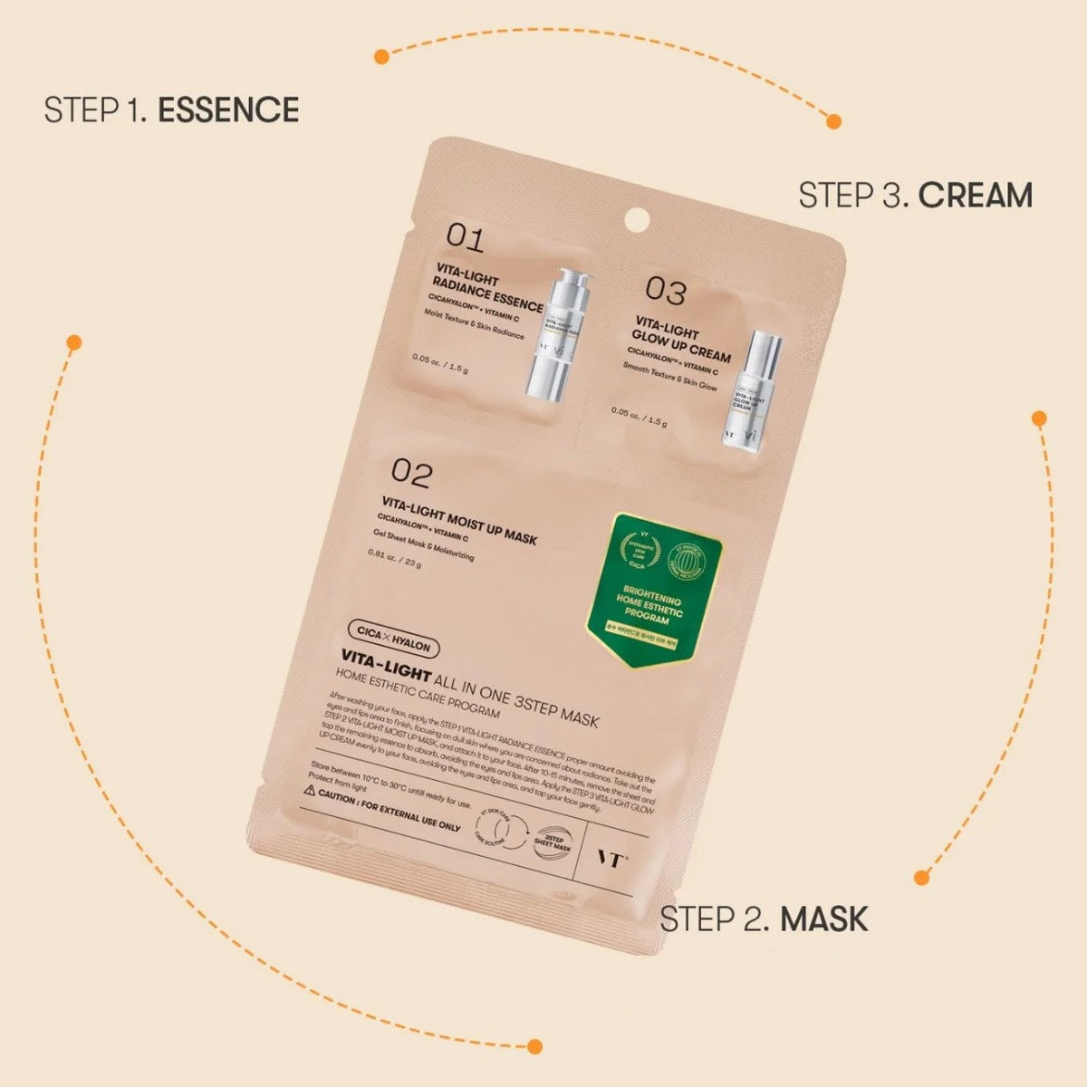 VT Cosmetics - Vita-Light All In One 3Step Mask