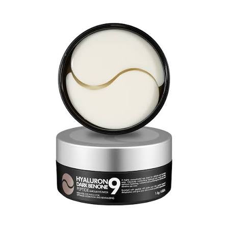 MEDIPEEL Hyaluron Dark Benone 9 Peptide Eye Patch 60 pcs caja parches ojos