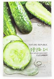 Nature Republic - Real Nature Sheet Mask Cucumber 23ml