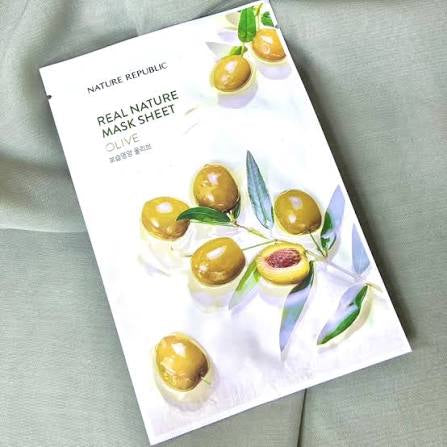 Nature Republic - Real Nature Sheet Mask Olive 23ml