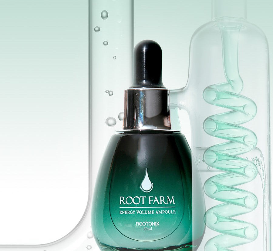 ROOTONIX Root Farm Ampoule 35ml detalle del aplicador para cuero cabelludo