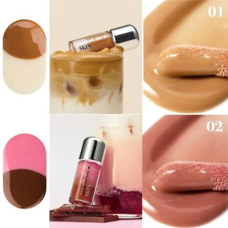 TEO AND THE K Cafe Mix Lip Serum textura del sérum labial híbrido